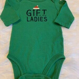 Carter's Baby Boy Christmas One Piece Size 3 Months